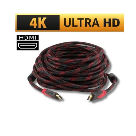 Câble HDMI 3m Noir - Connexion de haute qualité pour appareils