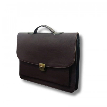 Cartable en cuire marron