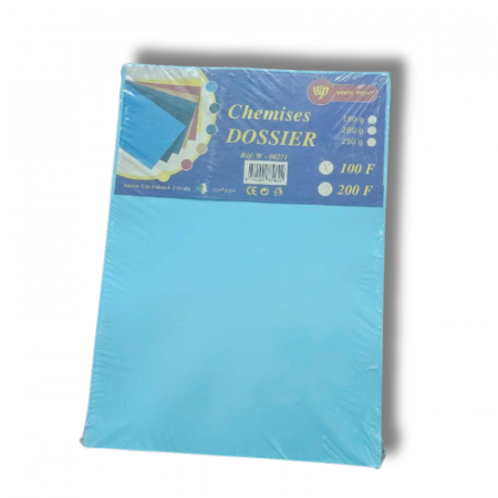 Chemise dossier 100 f