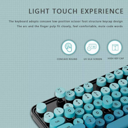 Clavier souris sans fil imice an  400