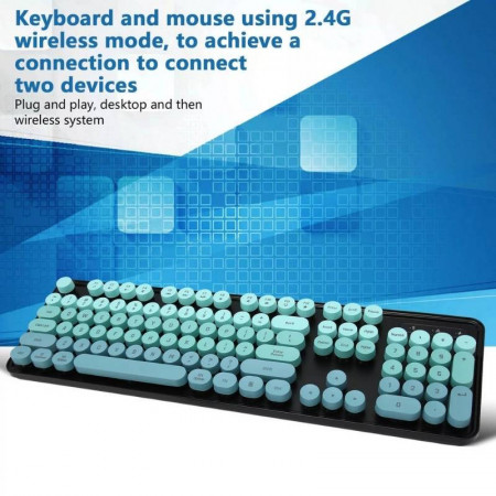 Clavier souris sans fil imice an  400