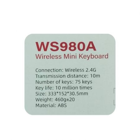 Clavier mini sans fil jedel - Accessoire compact et élégant