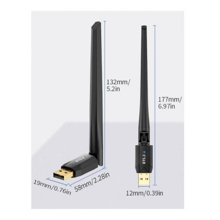 Clé Wi-Fi Alfa avec 2 antennes - اتصال موثوق وسريع