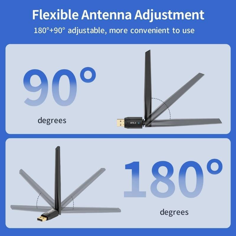 Clé Wi-Fi alfa avec 2 antennes