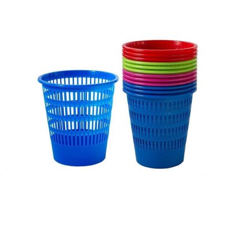 Corbeille à Papier en Plastique - Organisation de Bureau Chic