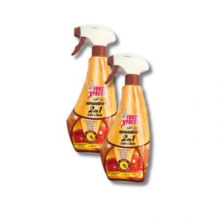 Dépoussiérant 2 en 1 Cuir & Bois 300ml