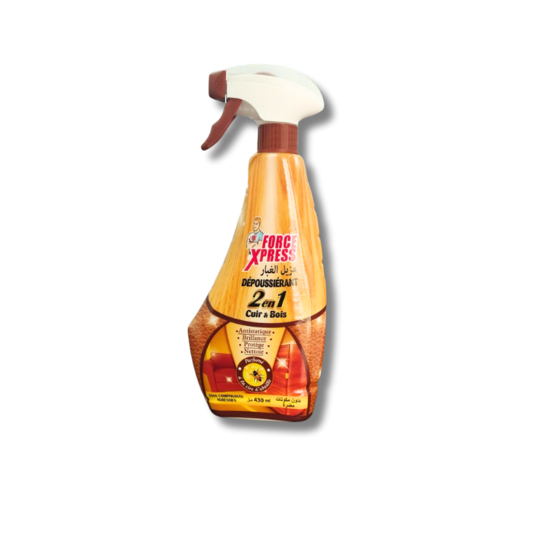 Dépoussiérant 2 en 1 Cuir & Bois 300ml