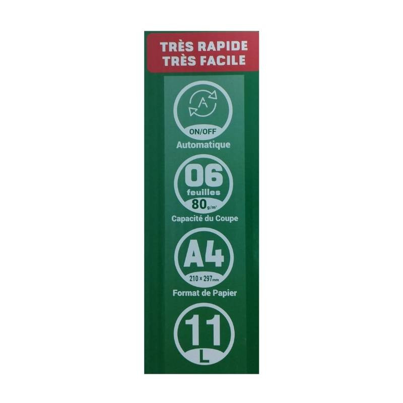 Destructeur de papier 11L