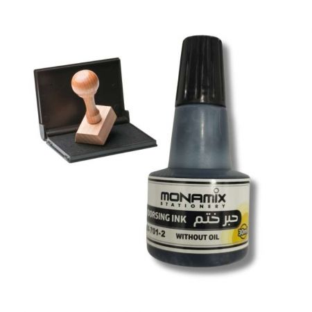 Encre noir flacon 30 ml monamix لمستلزمات المكاتب