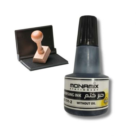 Encre noir flacon 30 ml monamix لمستلزمات المكاتب