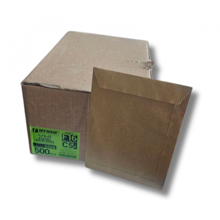 Enveloppes F16 kraft  – boîte de 500 pièces