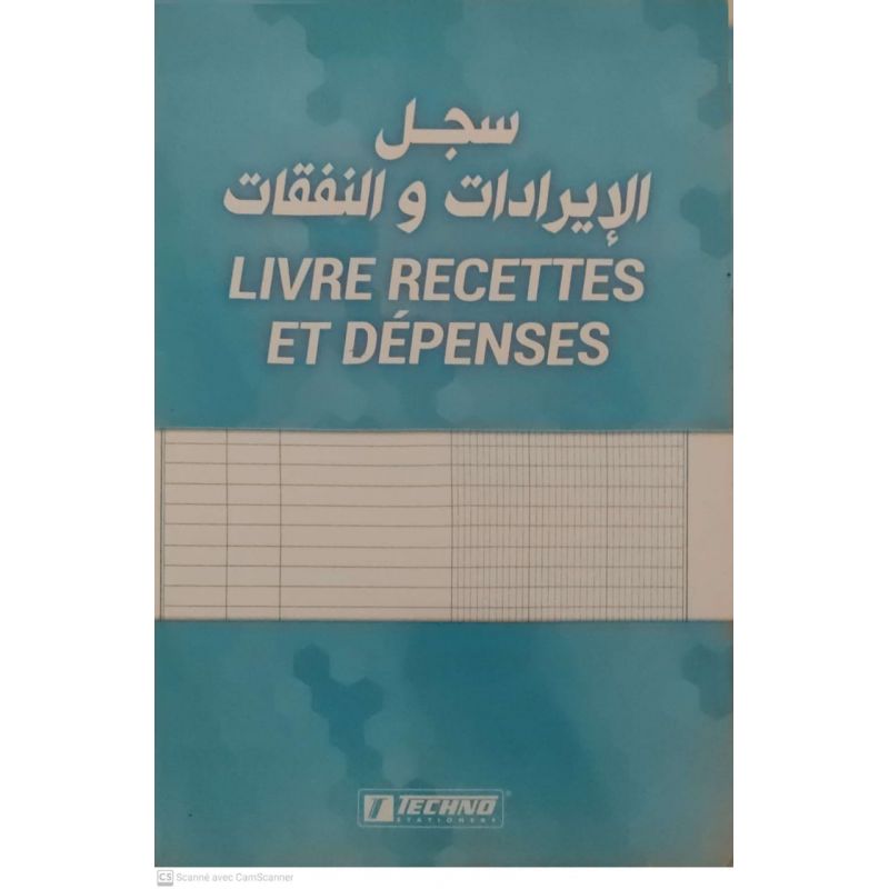 Techno Receipts and Expenses Accounting Ledger