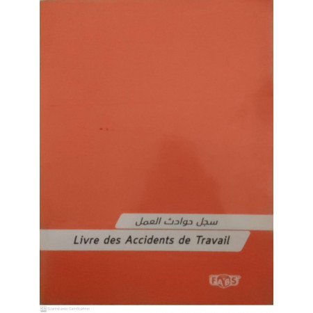 Livre des accident de travail