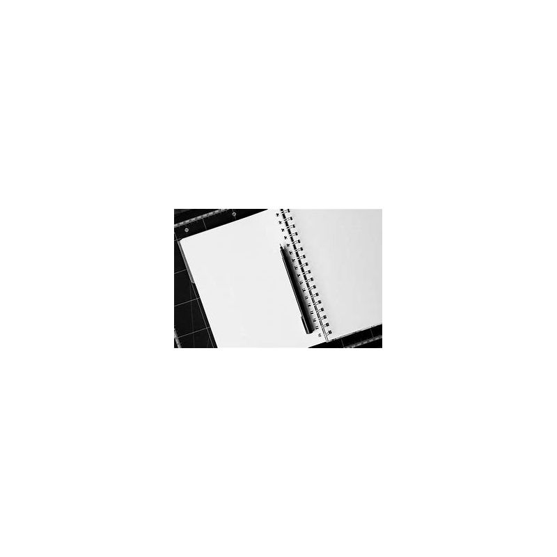 Premium Black Notebook with Pen Set - Spiral Bound Organizer