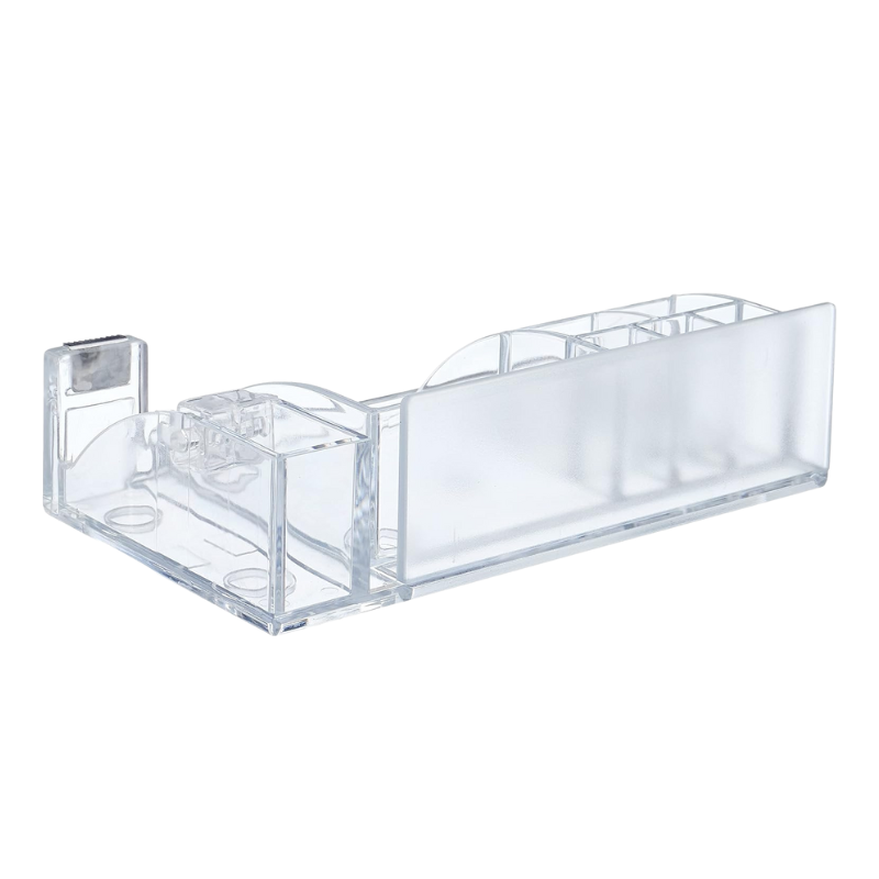 Organisateur de bureau en acrylique transparent