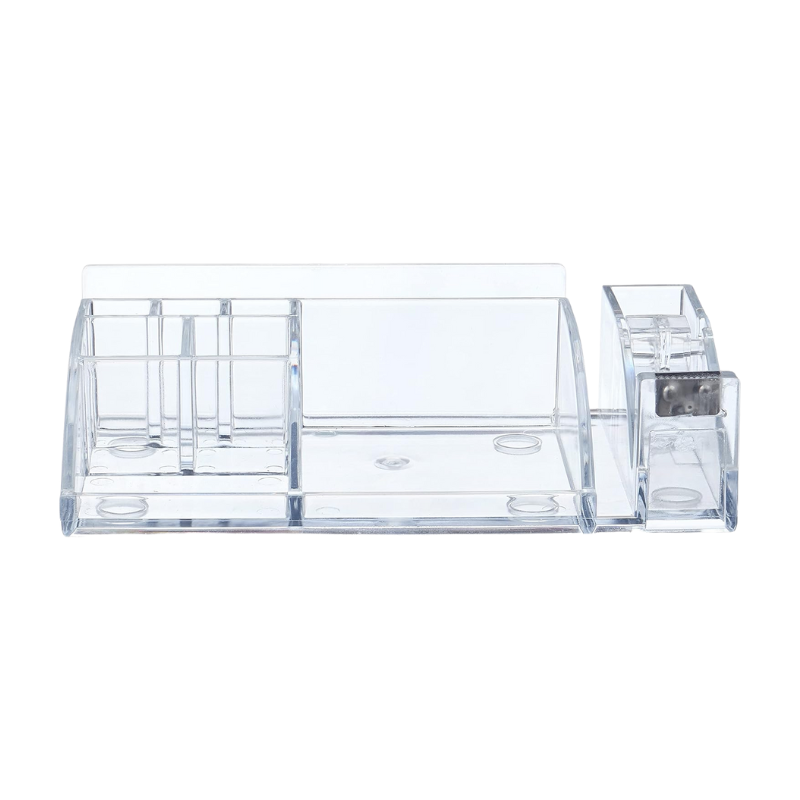 Organisateur de bureau en acrylique transparent