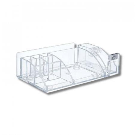Organisateur de bureau en acrylique transparent