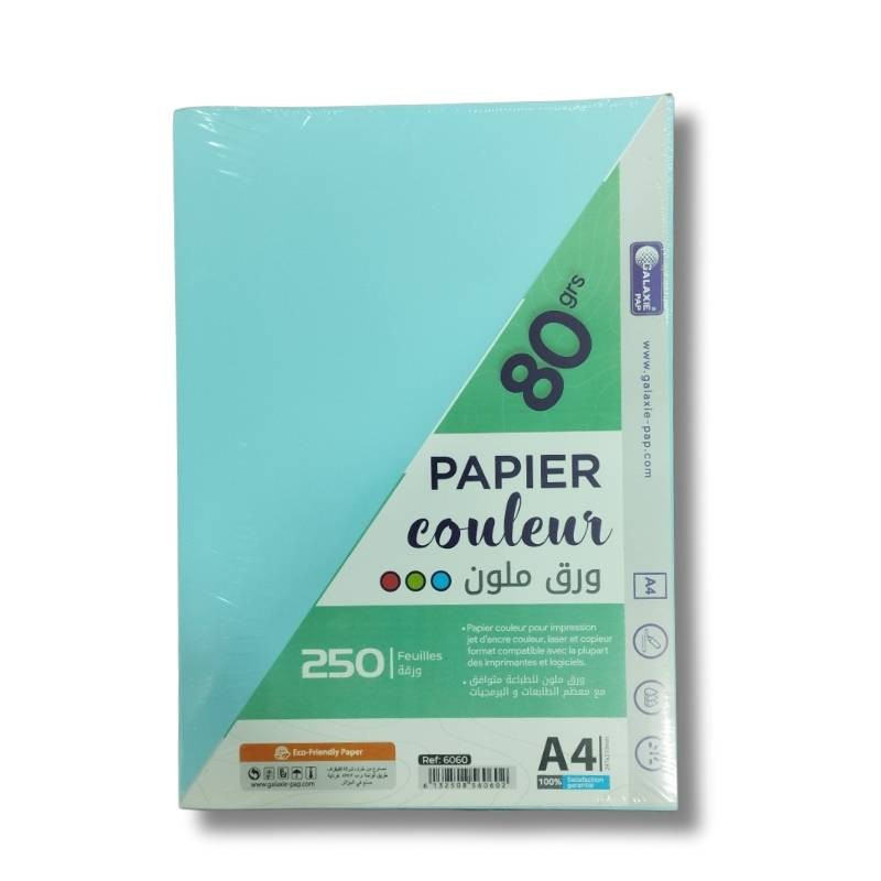 Papier couleur bleu clair