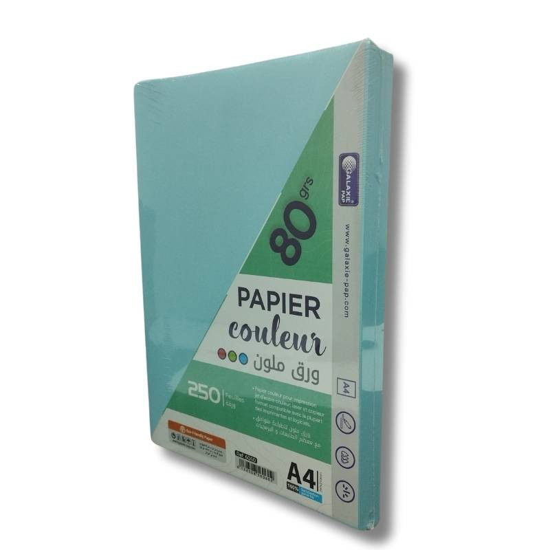 Papier couleur bleu clair