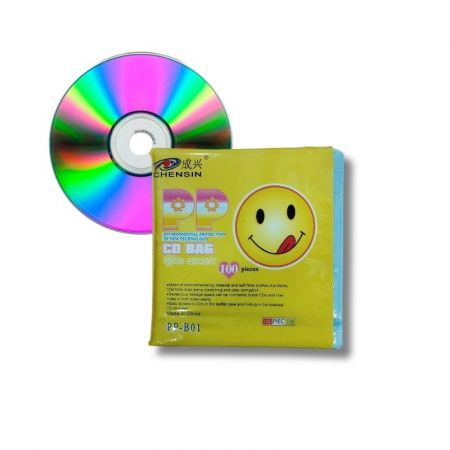 Pochette cd multicolore - 100 pièces pour vos accessoires