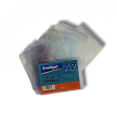 Porte badge a2 paquet de 20
