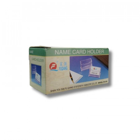 Porte plastique carte visite