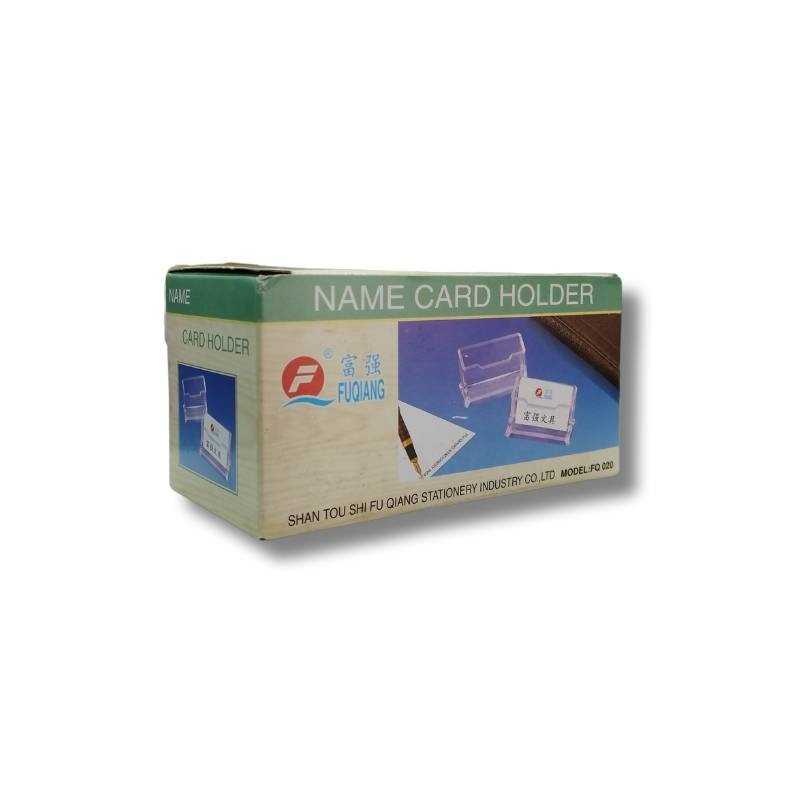 Porte plastique carte visite
