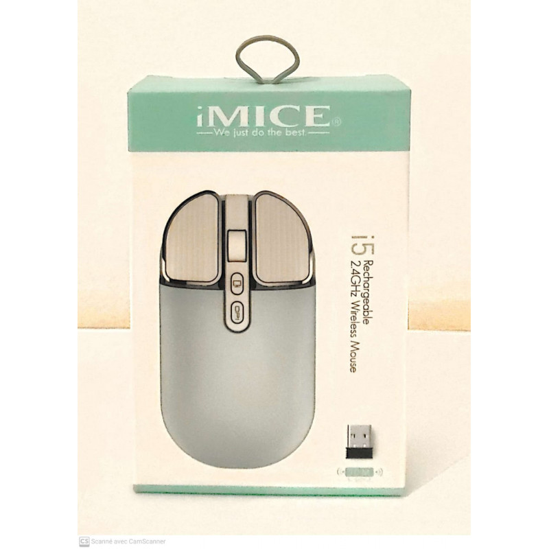 SOURIS  SANS FIL RECHARGABLE IMICE I5