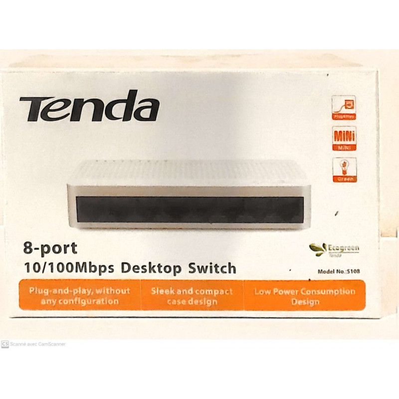 switch s108 08 port 10/100mbps