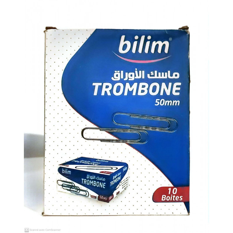 Trombones  50mm 10 boite de 50