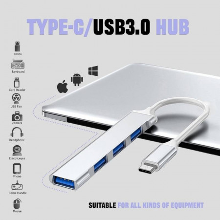 Type -c to usb hub