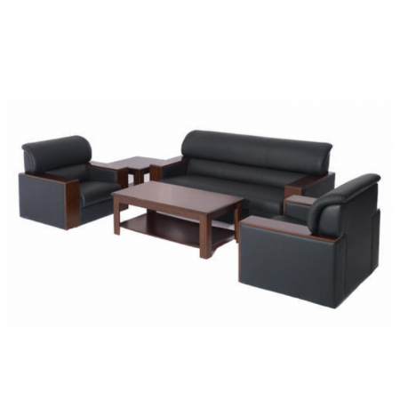 Salon fabriqué localement en simili cuir