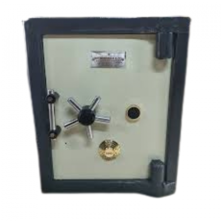 Coffre métallique robuste 40×50×35 cm