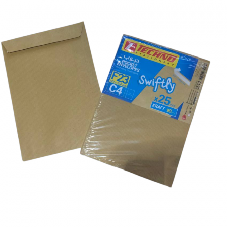 Enveloppes F23 – Techno  229 × 324 mm  pqt DE 25pcs