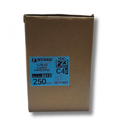 Enveloppes F23 – Techno  229 × 324 mm  pqt DE 25pcs