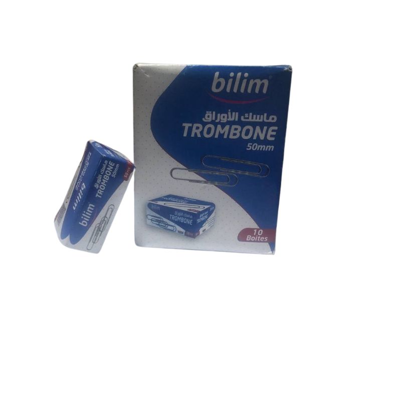 Trombones 50mm - Boîte de 50 | Fournitures Pratiques