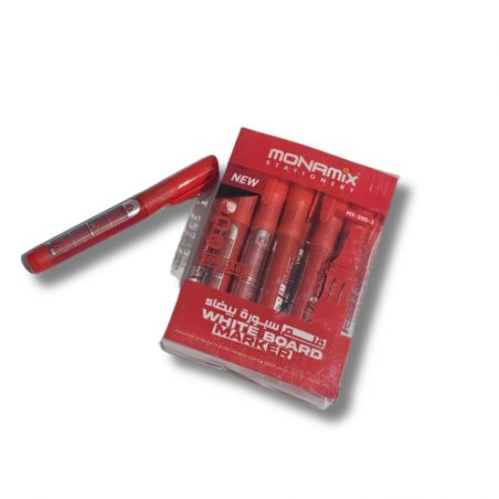 Marqueur Rouge TB Monamix - Boîte de 12 Pcs