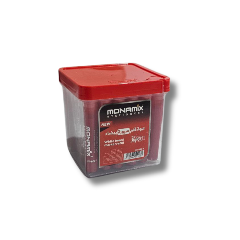 Recharge marqueur monamix rouge  36 pcs
