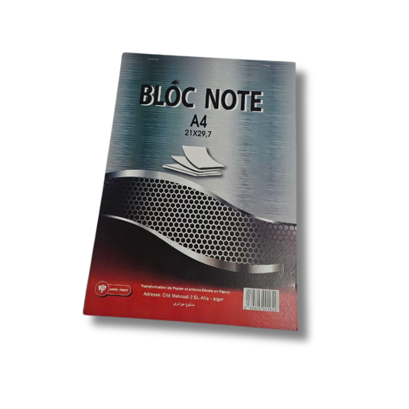 Bloc Note pique A4