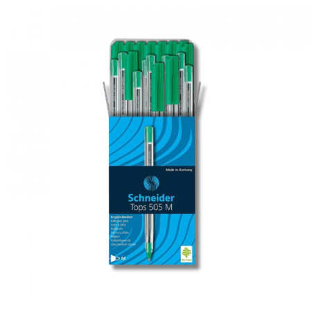Stylo schneider -vert boit de 50pcs