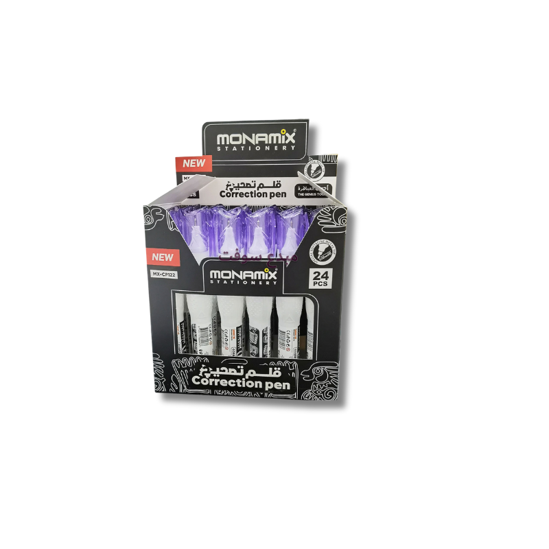 Correcteur stylo 7ml monamix 24pcs