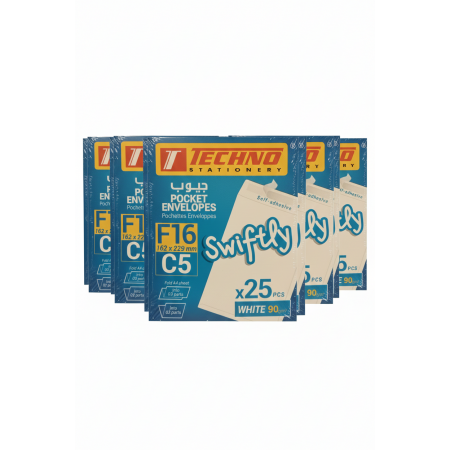 Enveloppes Techno F16 Format C5 - Paquet de 25 Pièces