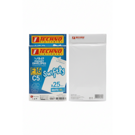 Enveloppes Techno F16 Format C5 - Paquet de 25 Pièces