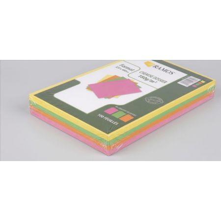 Chemise Dossier Ramos 180gr (100 Feuilles) Colorées