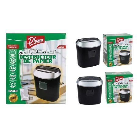 Destructeur de papier 21L : الأمان والأداء الأمثل