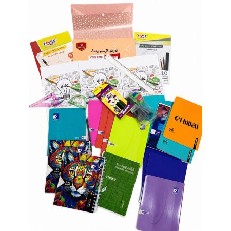 Pack Scolaire – 1 er Année Cem: طقم قرطاسية ملون