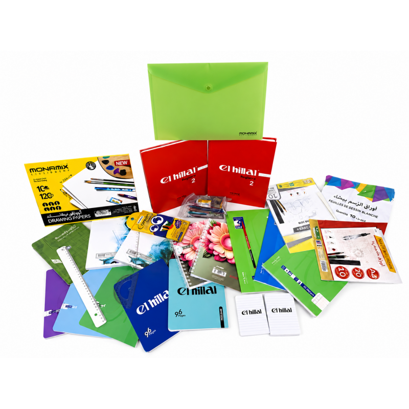 Pack Scolaire – 3 eme Année Cem - مستلزمات مدرسية كاملة!