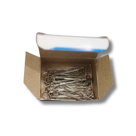 10-Pack Paper Clips Boxes - Fournitures de bureau essentielles